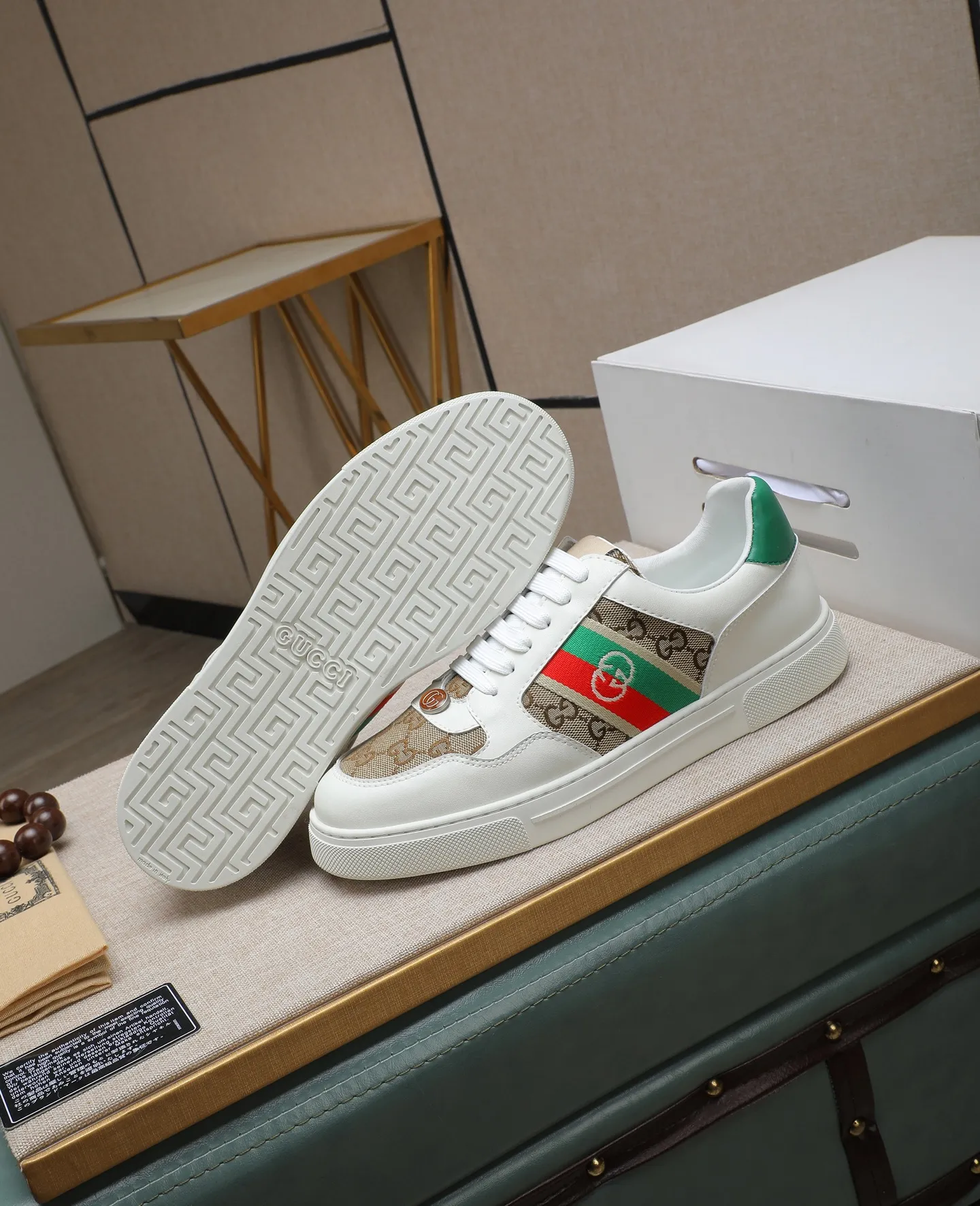 Men's men's shoes 💰440 GUCCI🔍🔍The latest model is on sale at the same time at the counter. Original calfskin imported from Italy, genuine leather lining, (high-end, noble, and classy) with exquisite workmanship. Sole: Original sole provided by the original factory, ⚠Exclusive double-layer movable molded sole super comfortable⚠, real shot 🎬The real thing is better🔍🔍"High quality·Follow the order" Code number 38-44